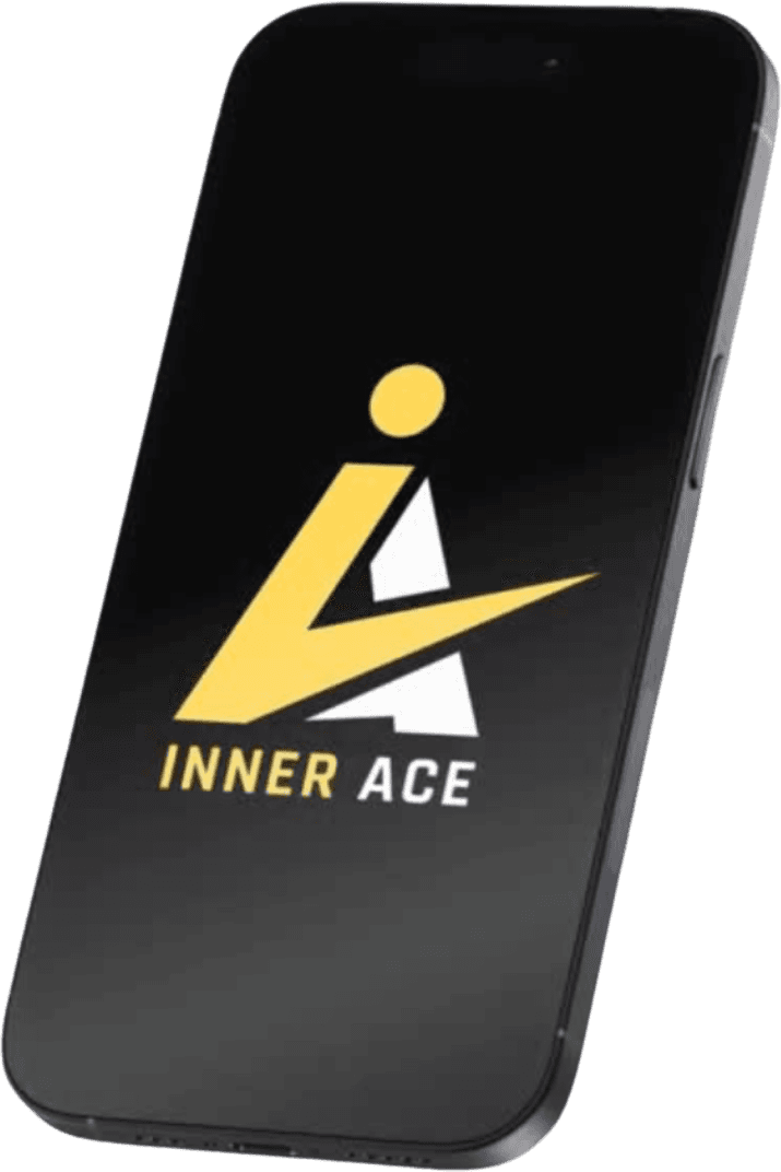 Phone showing the Inner Ace logo