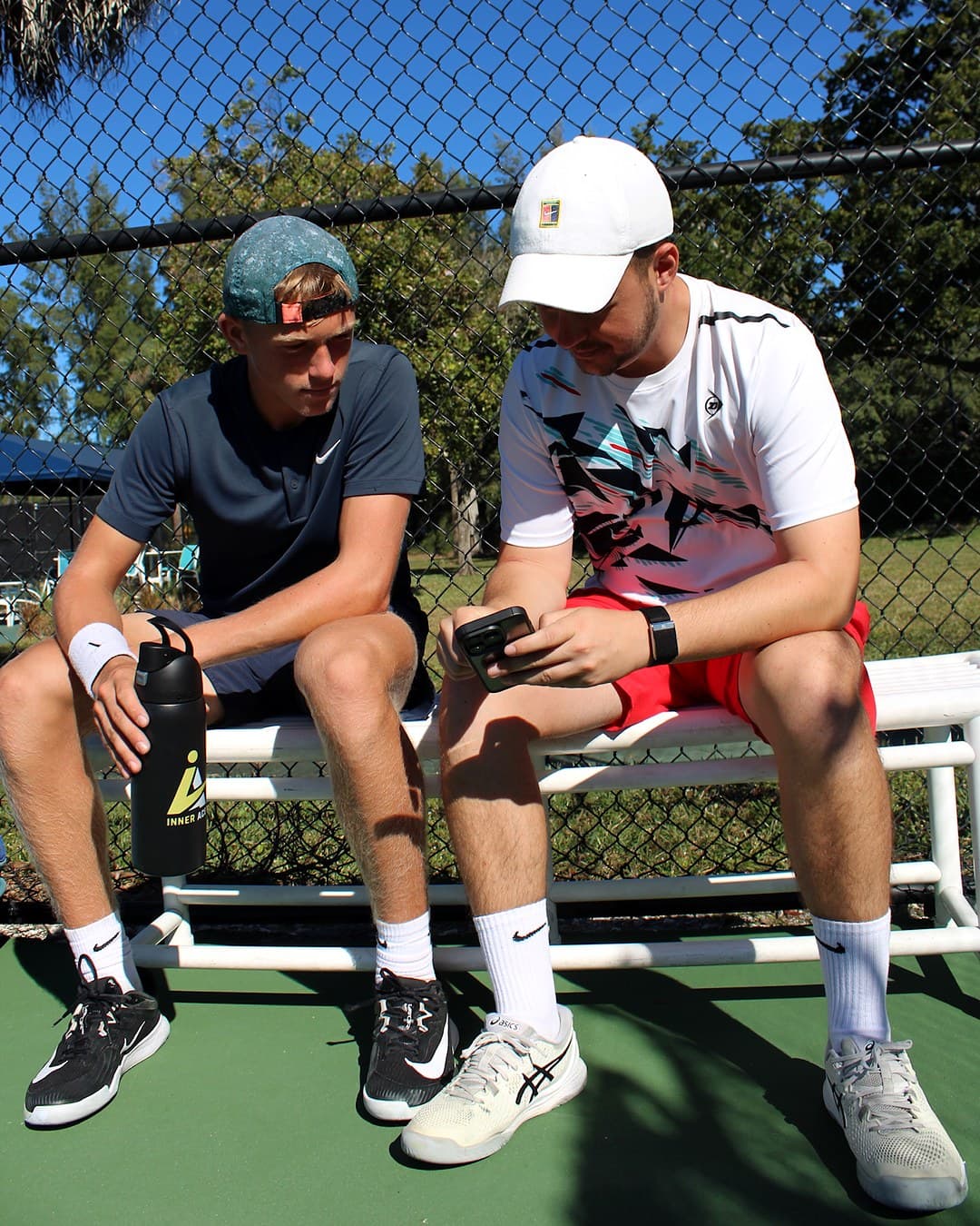 Mental Session on Court, Reviewing the match data together